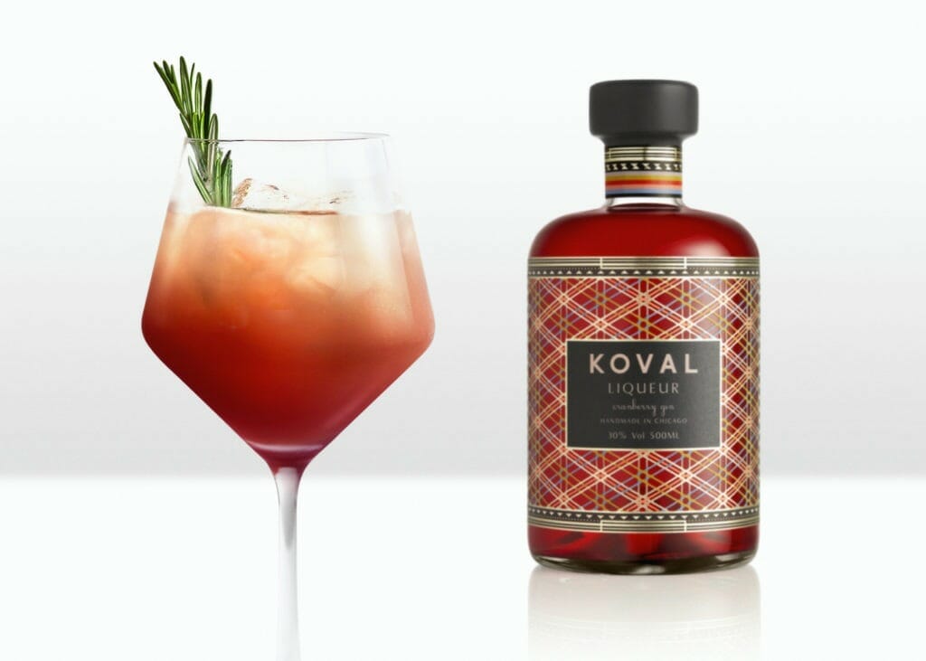 Koval cocktail liqueur cranberry