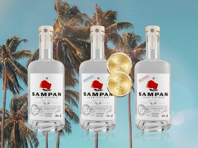 Rhum blanc sampan