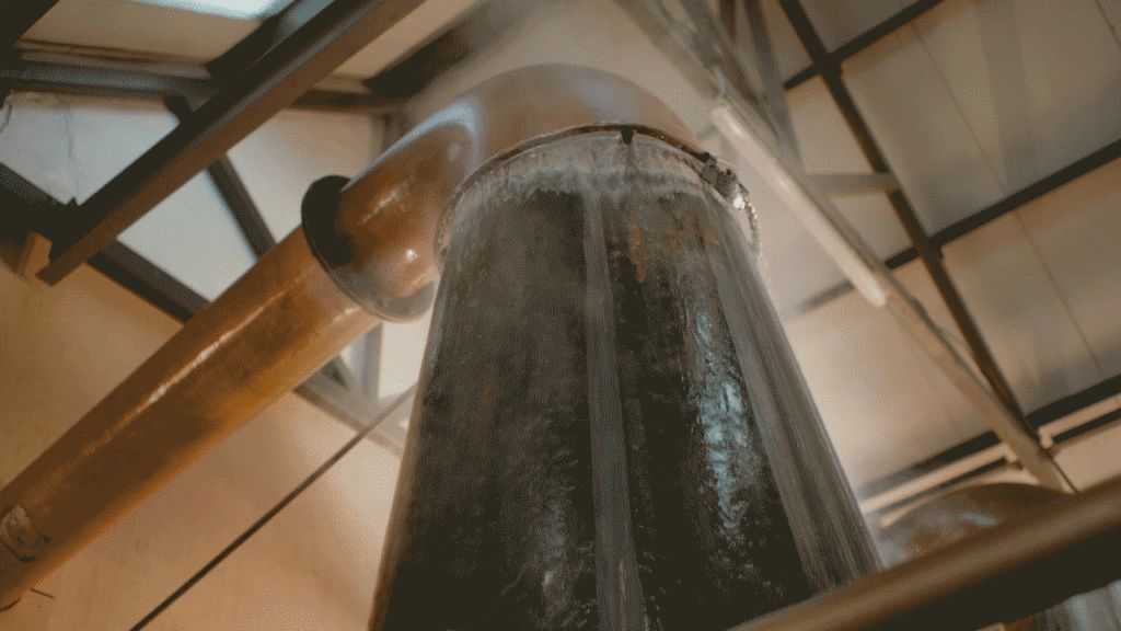 distillerie Fettercairn alambic anneau condensation
