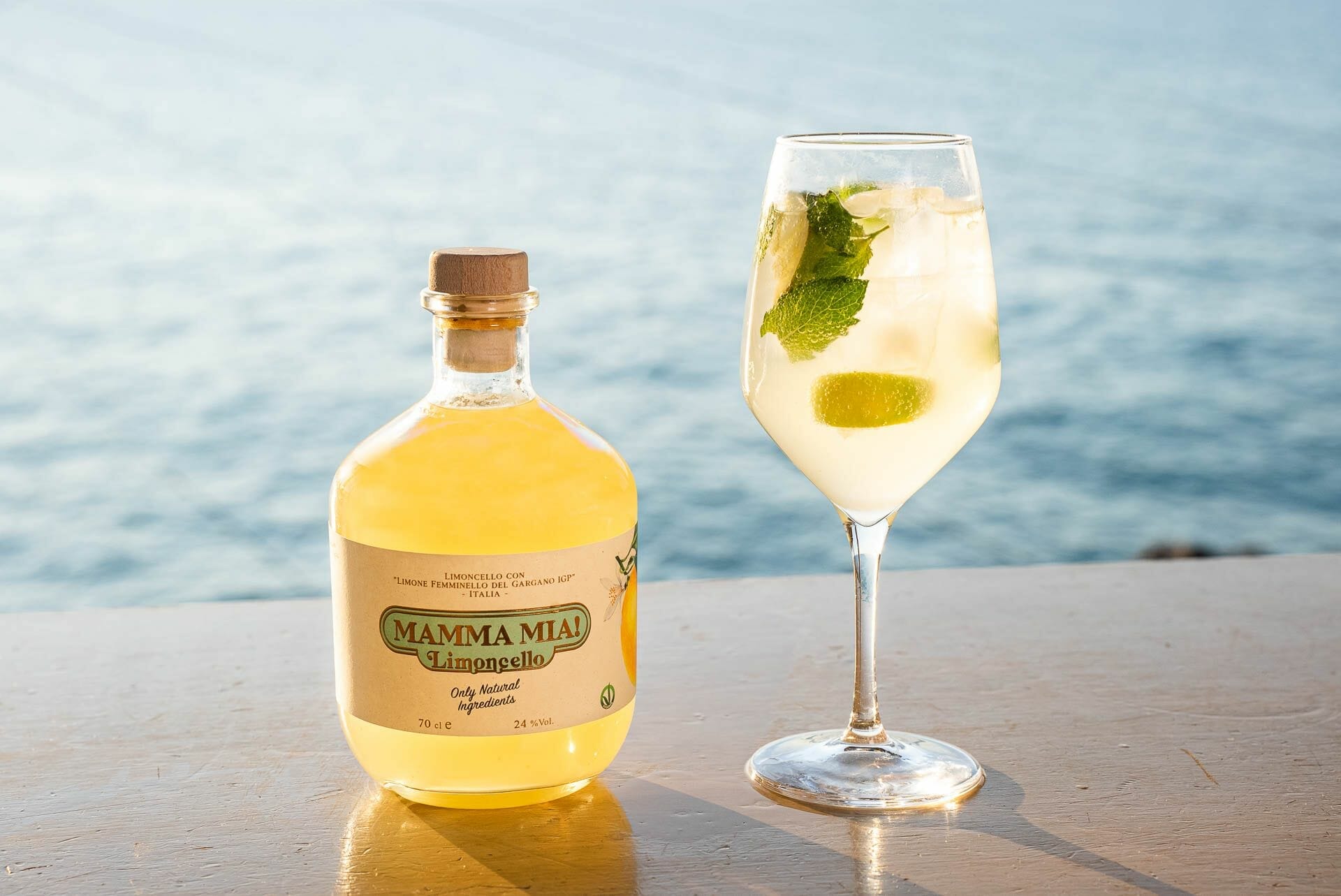 Mama Mia cocktail spritz