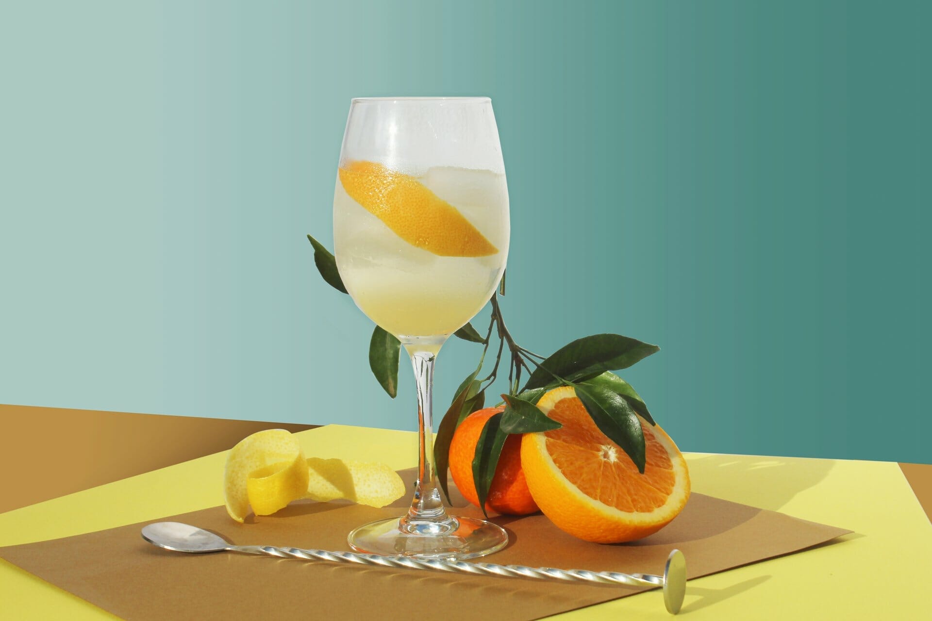 Deljoy liqueur de cognac et agrumes cocktail spritz