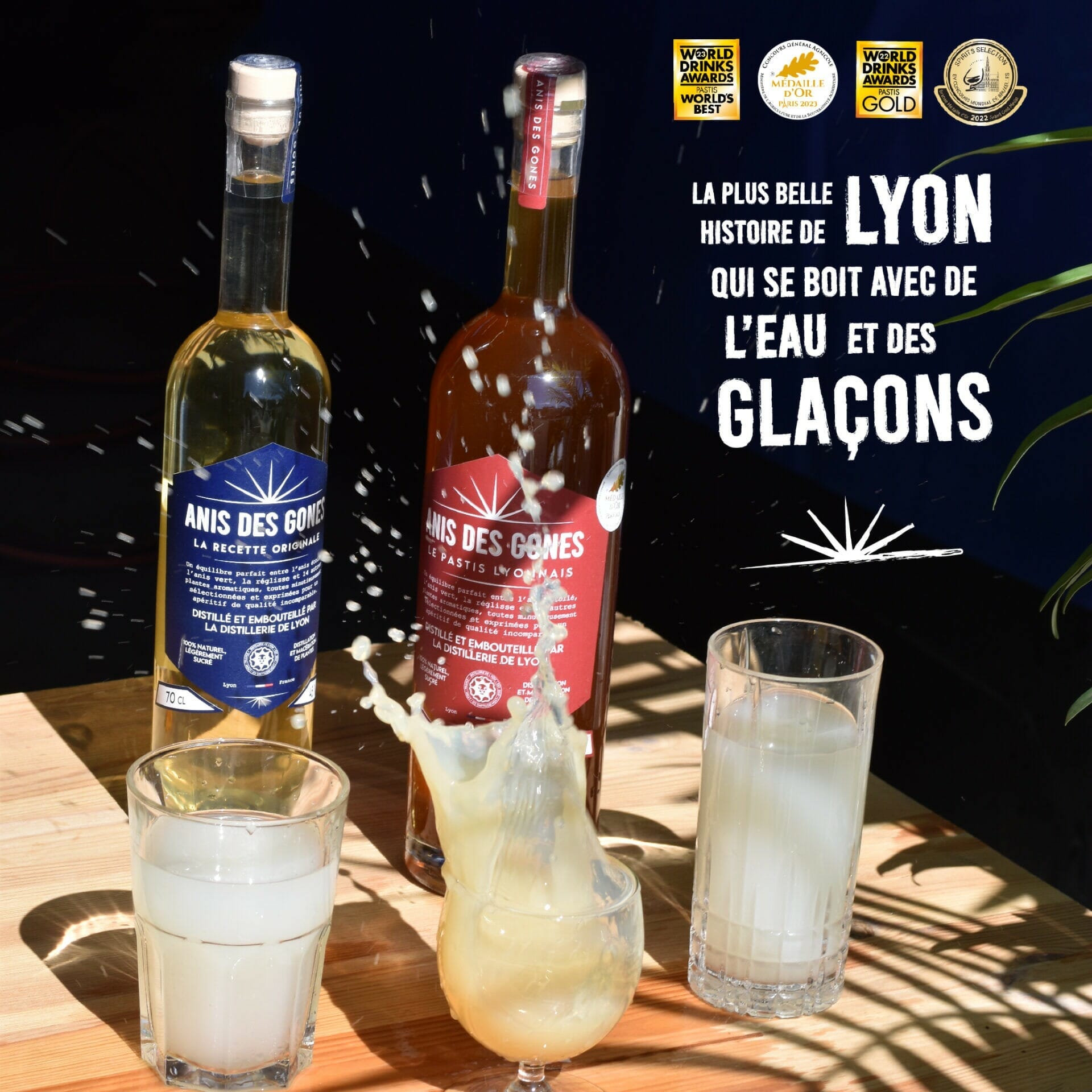 Anis Des Gones médailles - Distillerie De Lyon