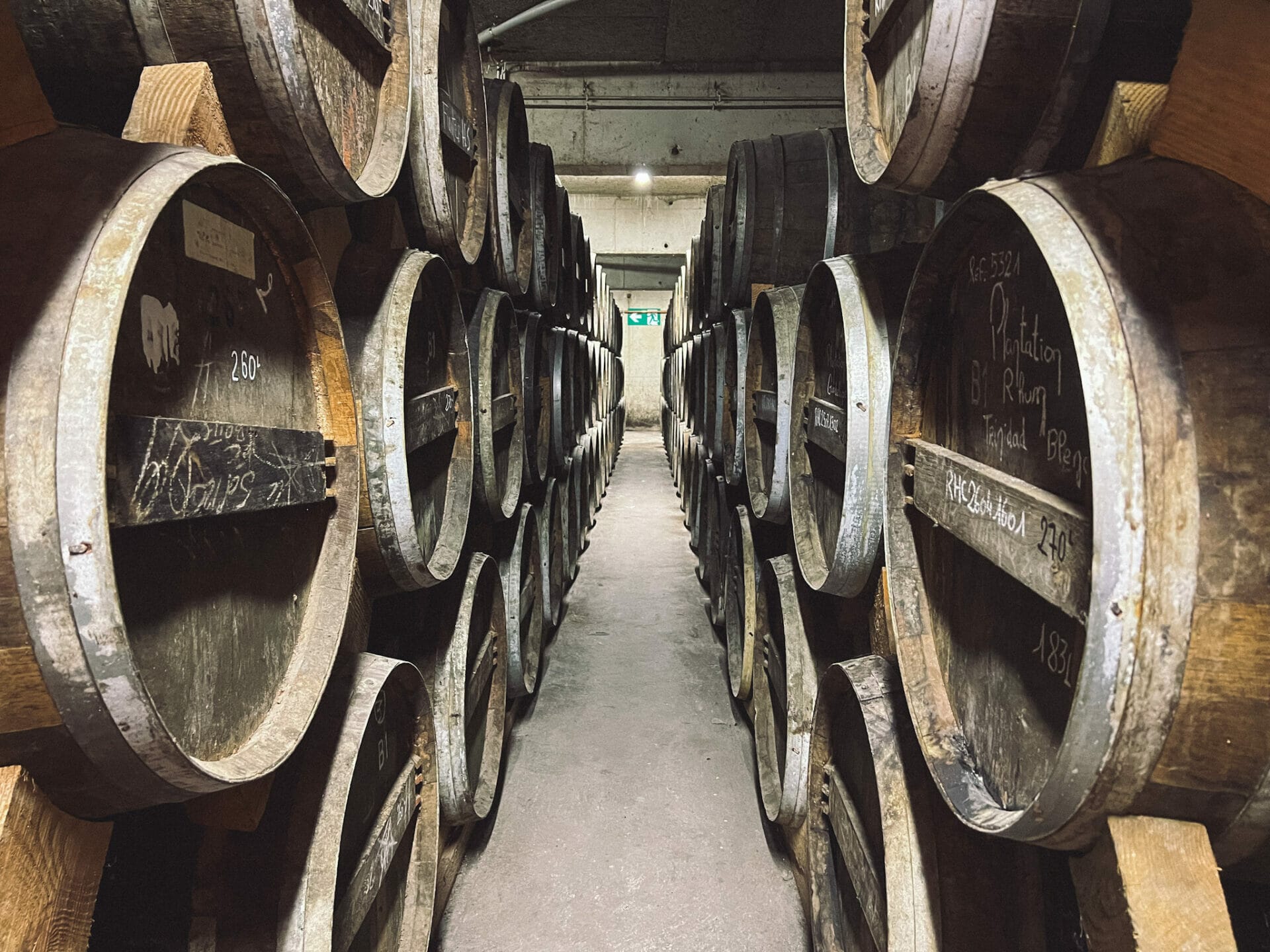 Plantation Rum chais