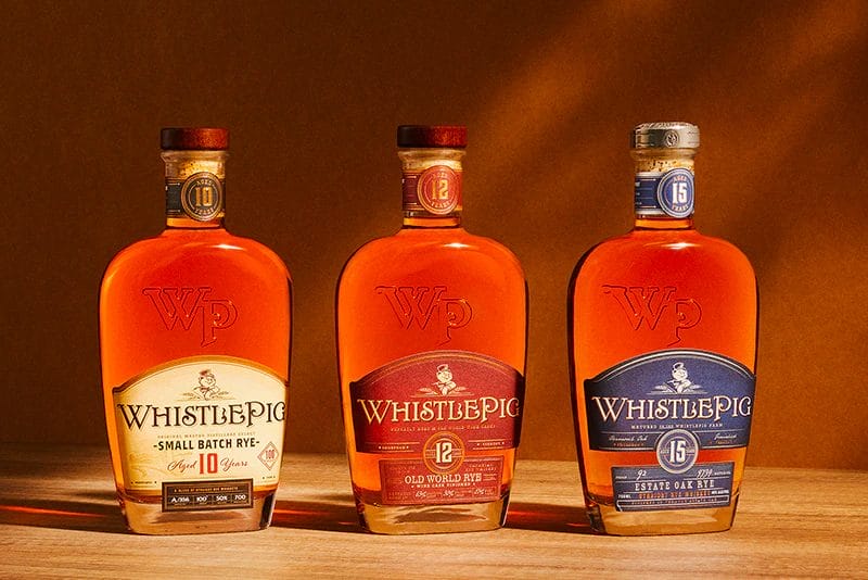 WhistlePig Whiskey Rye gamme 10 12 15 ans