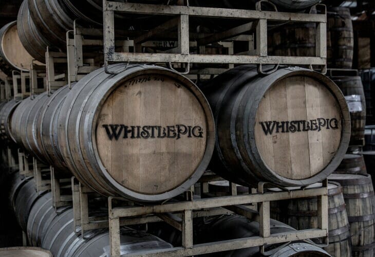 WhistlePig fûts whiskey rye