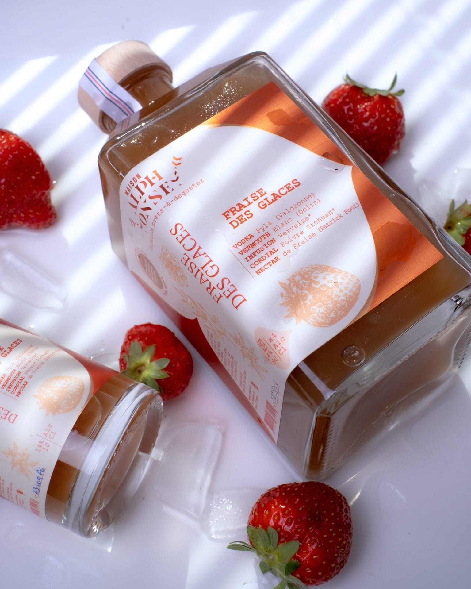 Maison Alphonse fraises des glaces cocktail à boire