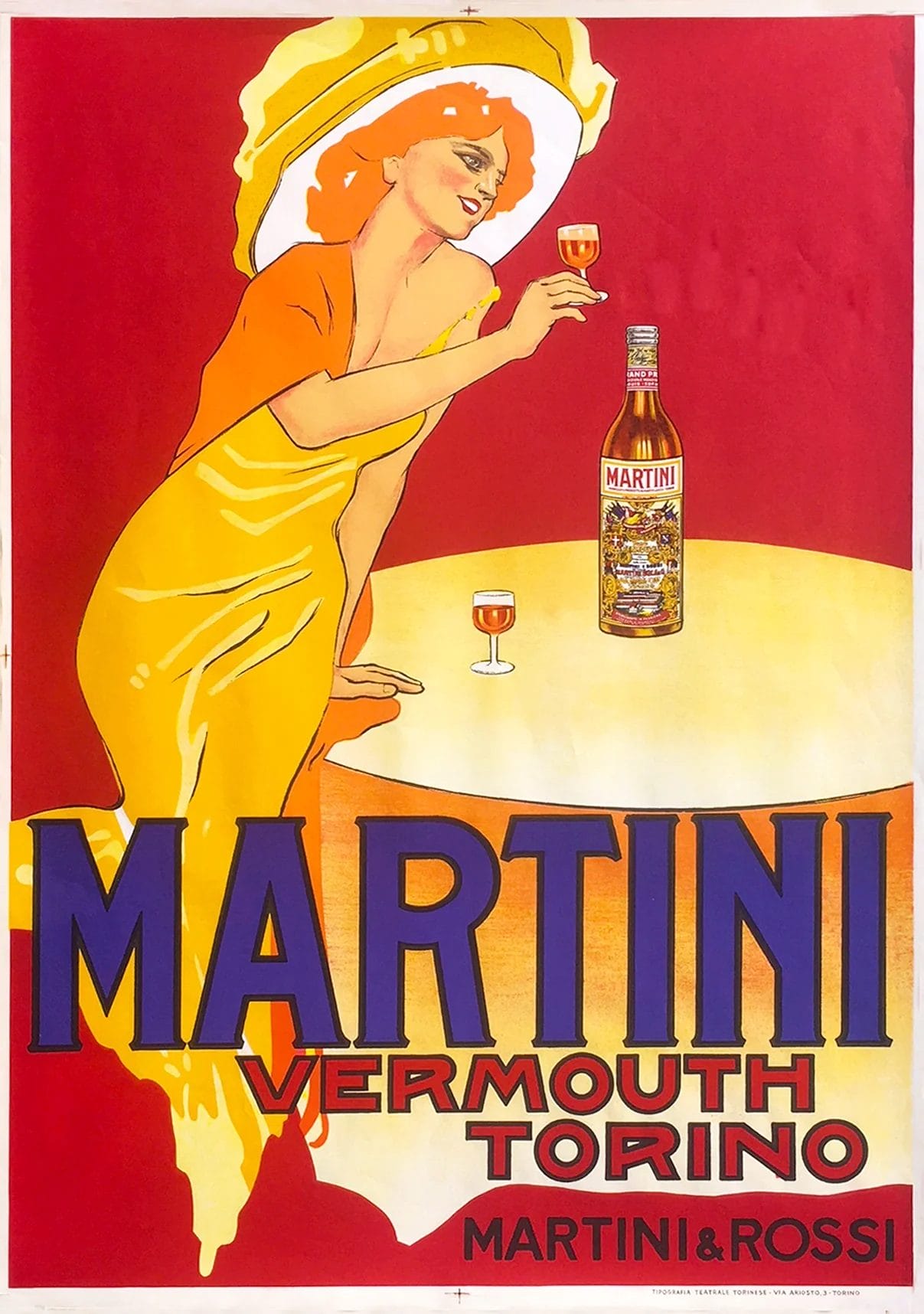 Affiche Martini pub Marcello Dudovich