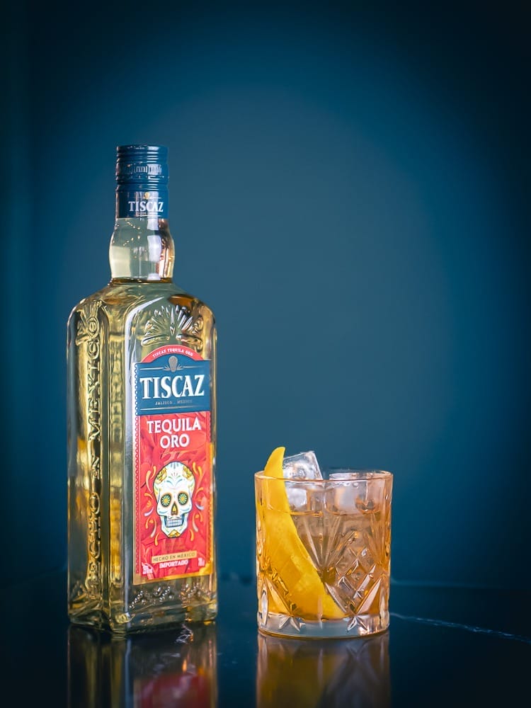 Tiscaz cocktail Gold Fashioned