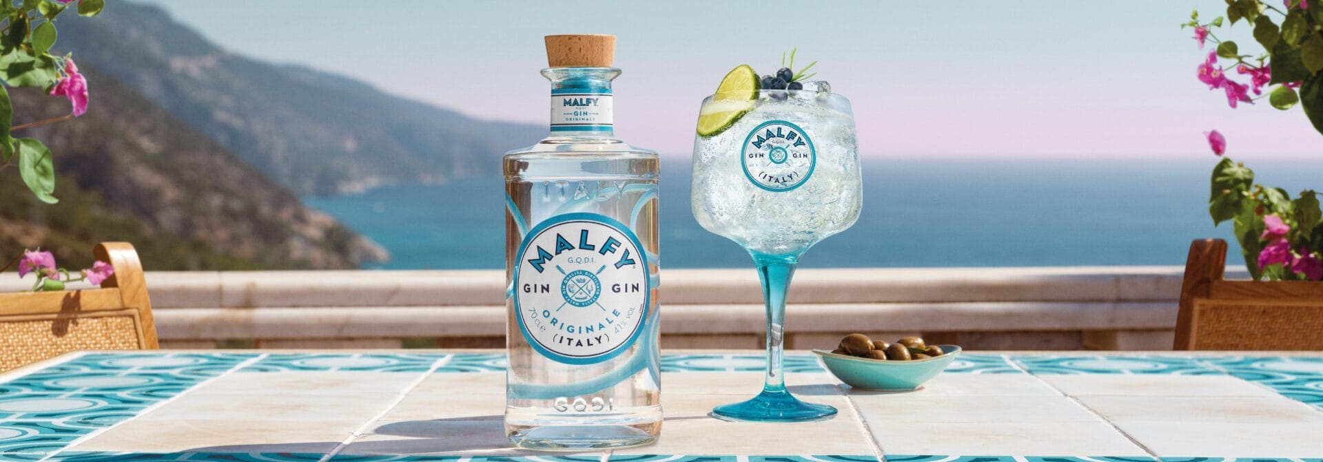 Gin Malfy Originale, dry gin italien, Pernod Ricard
