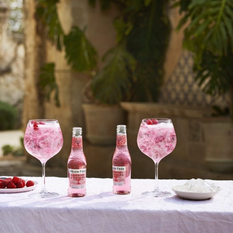 Fever-Tree Rapsberry & Rhubarb Tonic Water - Wild Berry Spritz