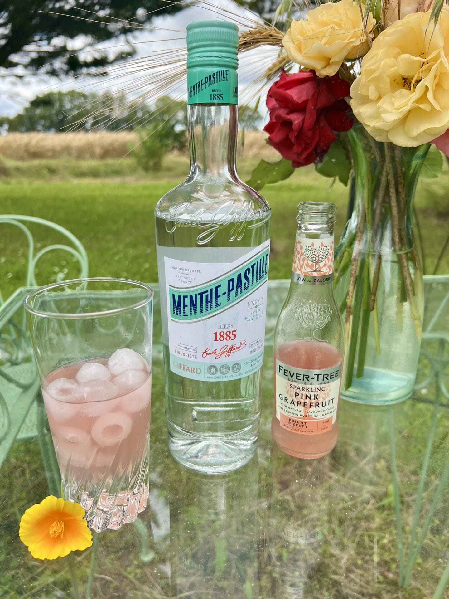 Cocktail Menthe Pastille & Fever-Tree Pamplemousse