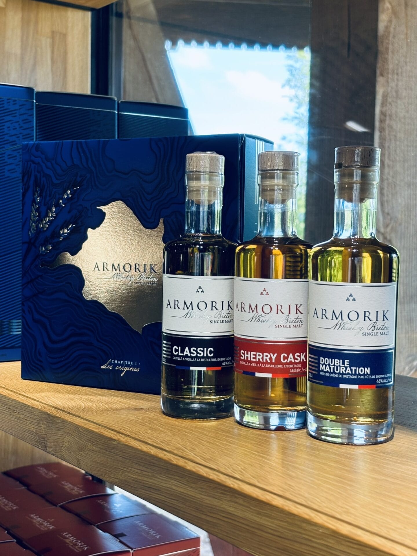 Armorik whisky français breton coffret 20 cl
