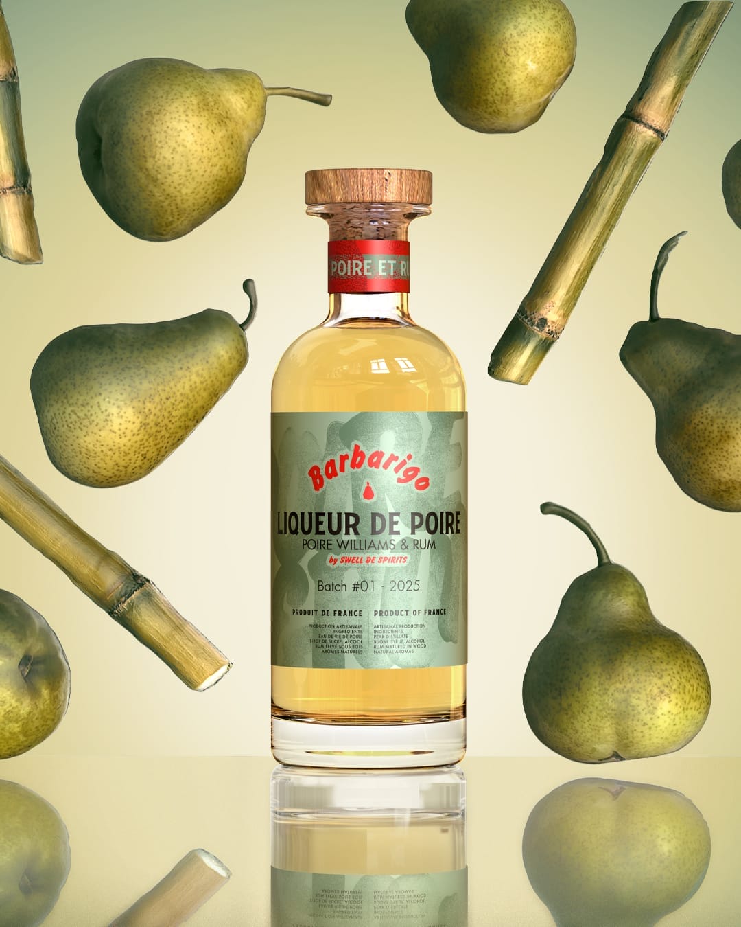 Barbarigo liqueur de poire et rhum